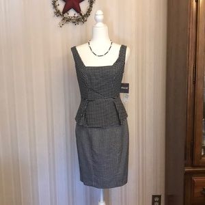 Muse peplum dress size 4 NWT